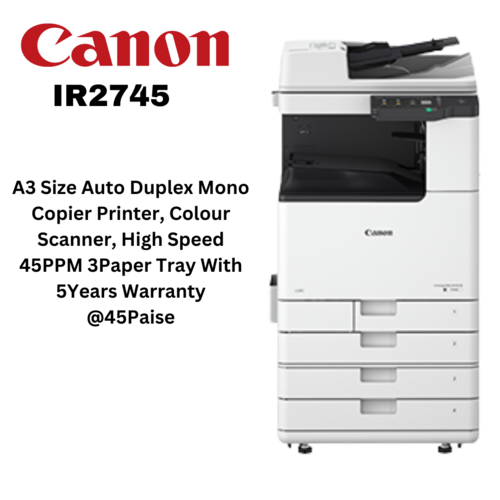 Home canon photocopy machine ir 2745